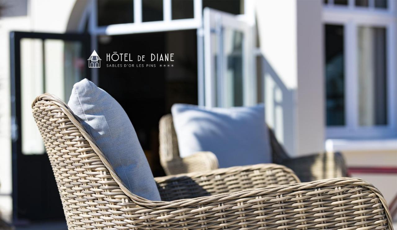 Hotel De Diane Sables-d'Or-les-Pins Bagian luar foto