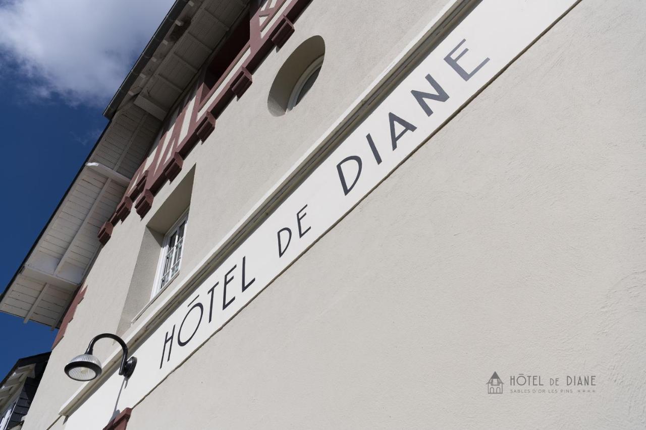 Hotel De Diane Sables-d'Or-les-Pins Bagian luar foto