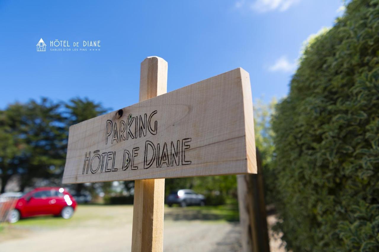Hotel De Diane Sables-d'Or-les-Pins Bagian luar foto
