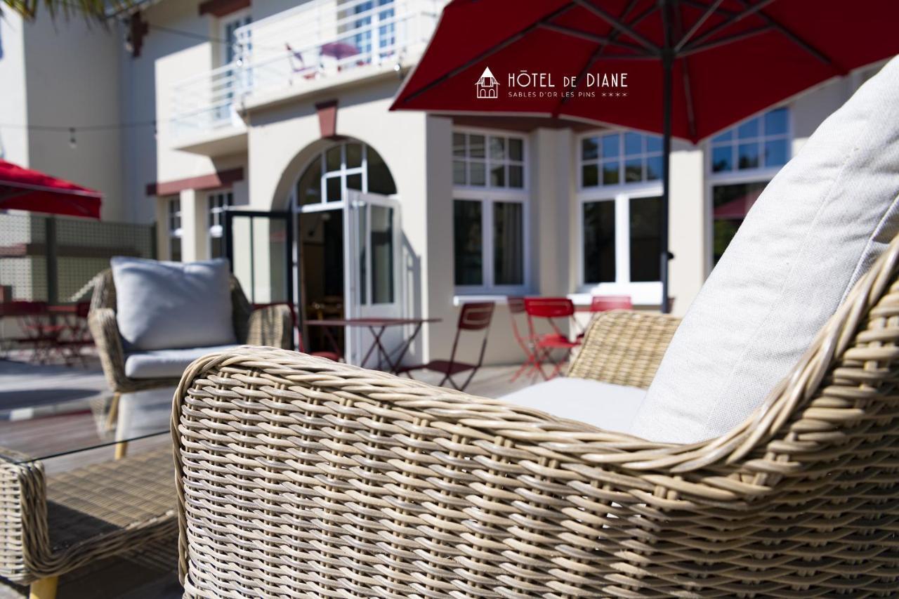 Hotel De Diane Sables-d'Or-les-Pins Bagian luar foto