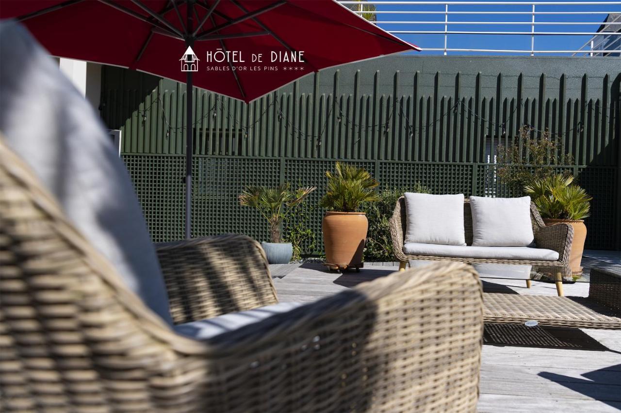 Hotel De Diane Sables-d'Or-les-Pins Bagian luar foto